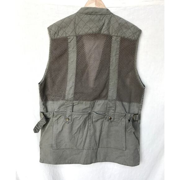 Domke PhoTOGS Mens Green Khaki and Mesh Photographers Vest size M - Picture 2 of 7